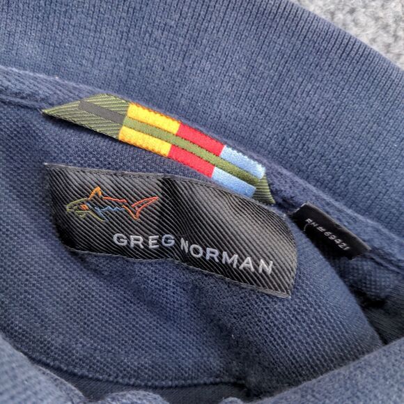 Greg Norman Men's Polo Shirt Blue XL Short Sleeve Regular Fit Cotton Casual - Picture 10 of 14